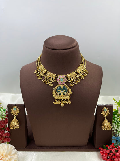 Inaya Premium Rajwadi Necklace