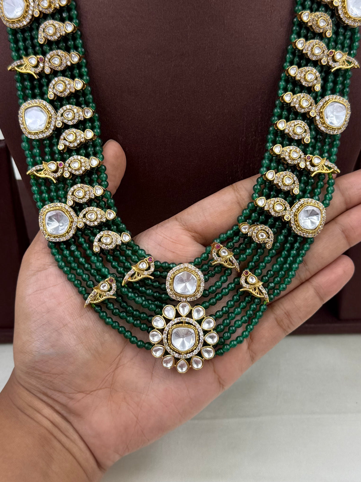 Bhargavi Victorian Long Necklace Set