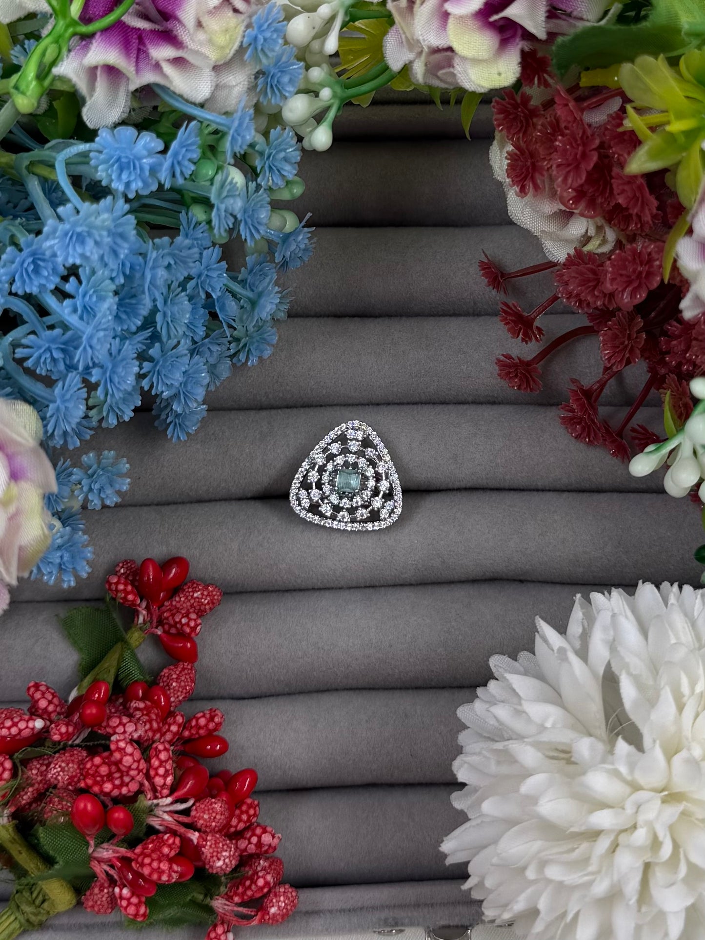 Norah American Diamond Ring (Adjustable)