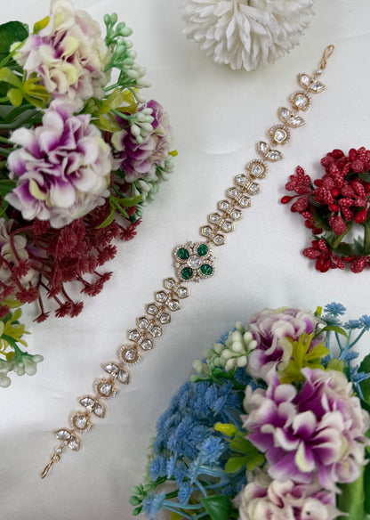 Aarna Moissanite Sheesh Patti