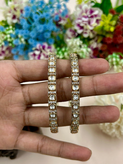 Rohika Premium Moissanite Bangles (Openable)