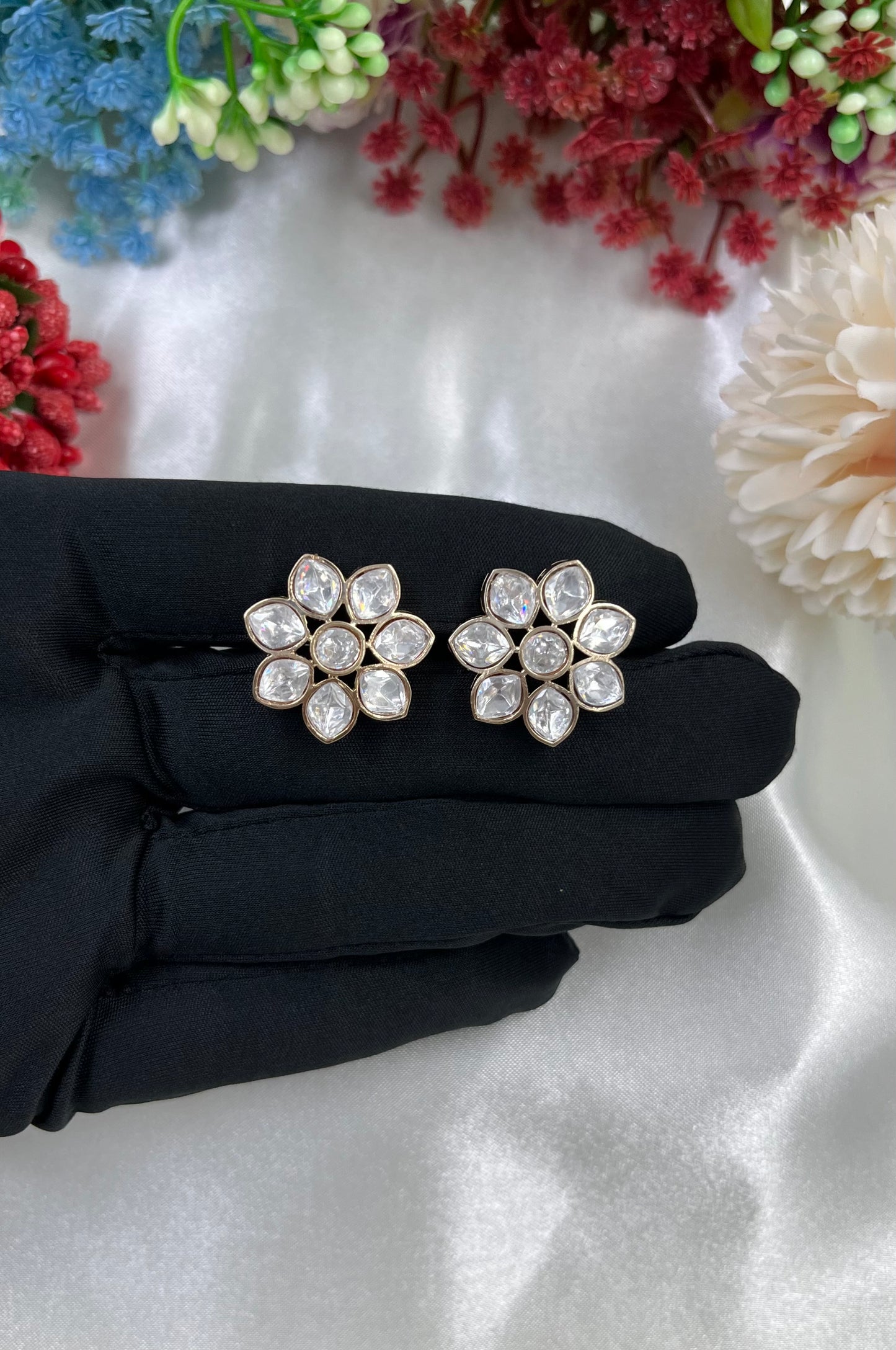 Maya Moissanite Kundan Tops