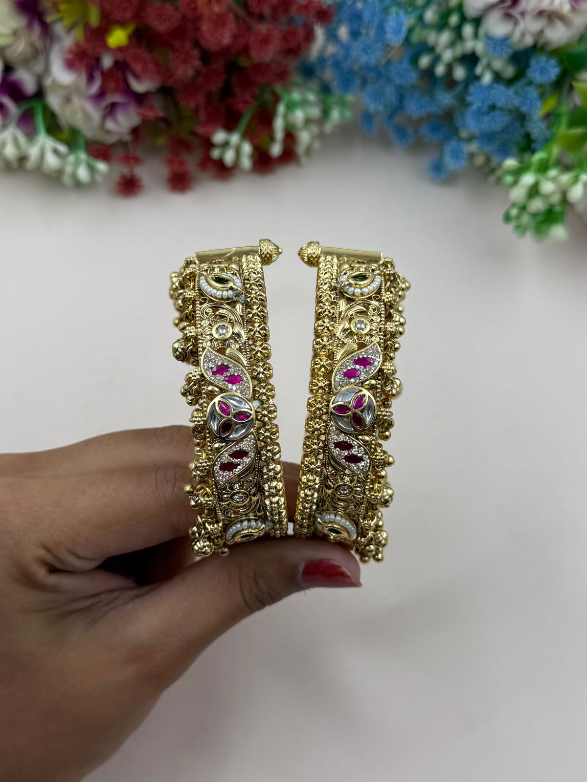 Girija Chorski Bangles (Openable)