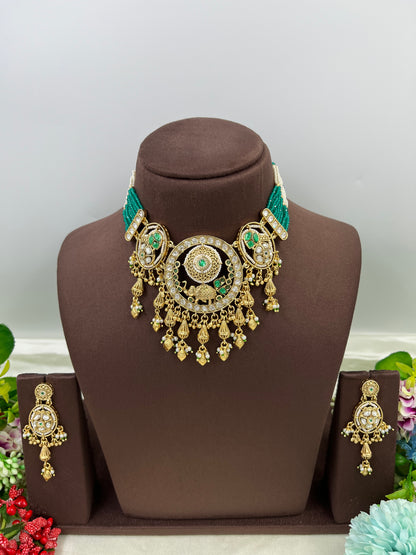 Pihu Antique Choker Necklace