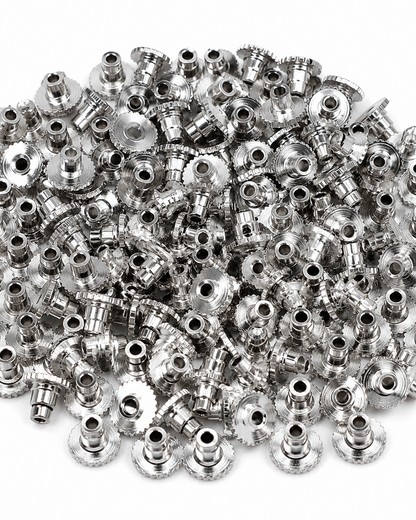 Premium Brass Earring Back Stopper Grip Studs 20 Pcs