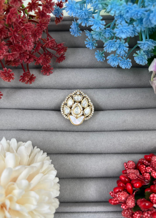 Purvi Premium Moissanite Ring