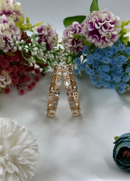 Kanika Moissanite Bangles (Openable)