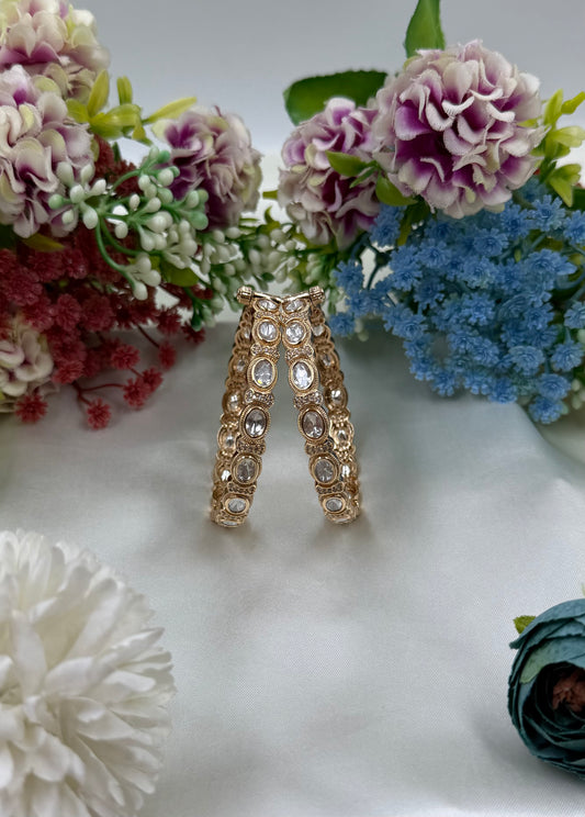 Kanika Moissanite Bangles (Openable)