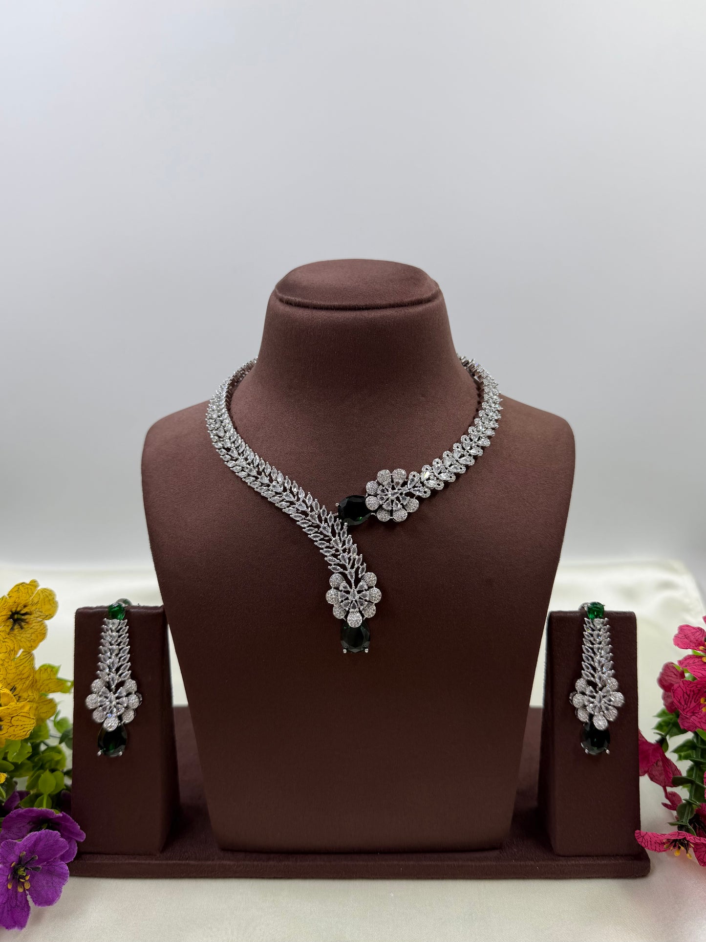 Aliya American Diamond Necklace