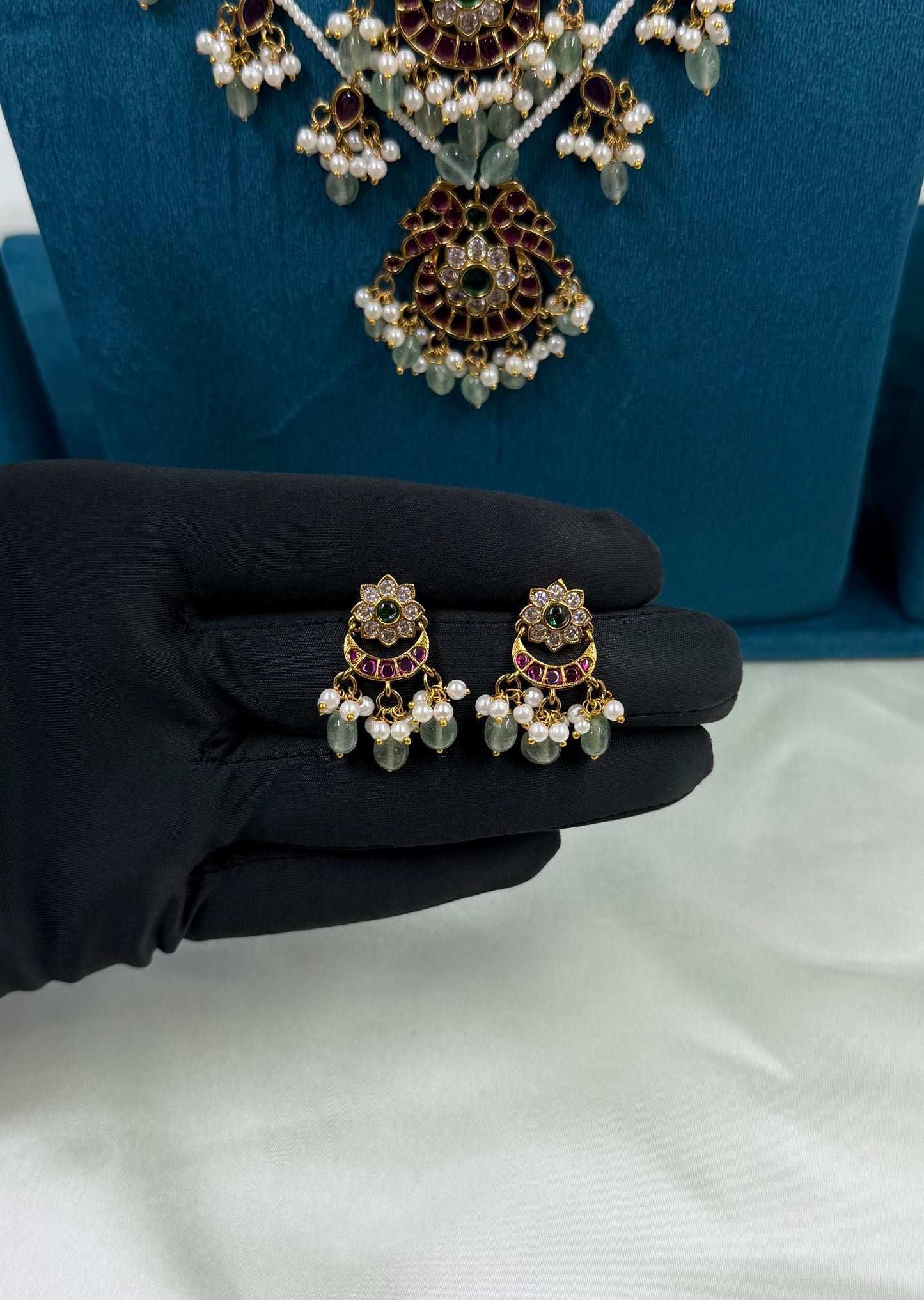 Bhairavi Traditional Three Layering Long Necklace