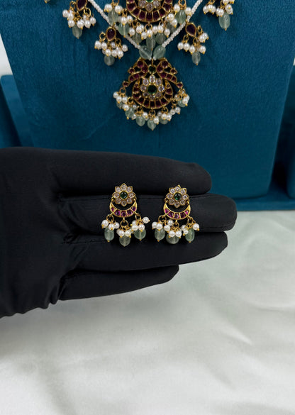 Bhairavi Traditional Three Layering Long Necklace