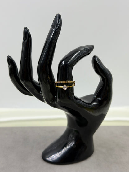 Ely Anti-Tarnish Stainless Steel Ring