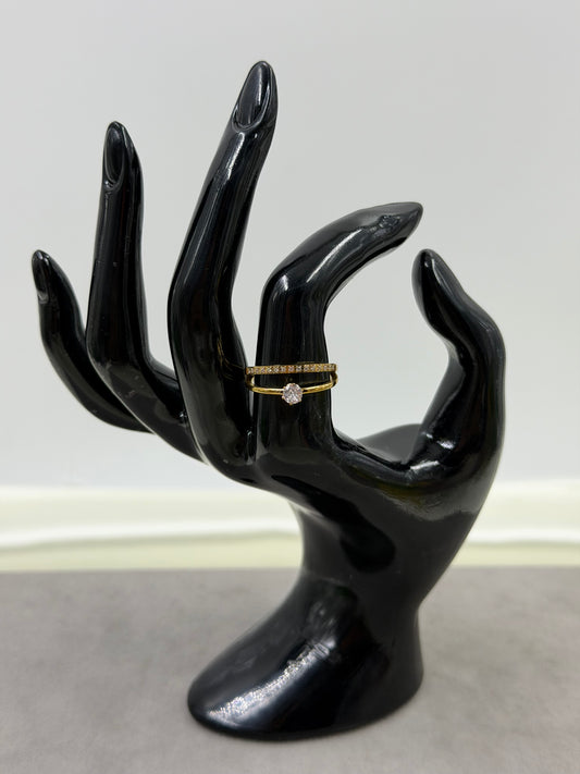 Ely Anti-Tarnish Stainless Steel Ring