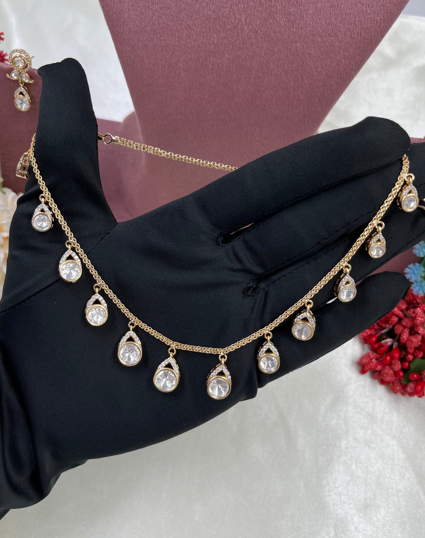 Regalia Moissanite Chain Pendant