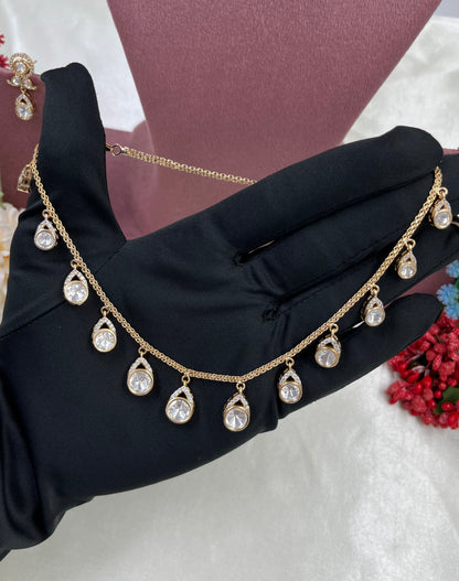 Regalia Moissanite Chain Pendant
