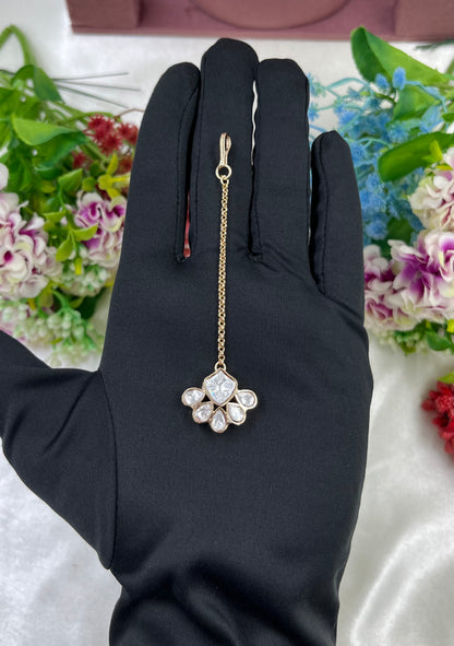 Chitra Moissanite Mang Tika