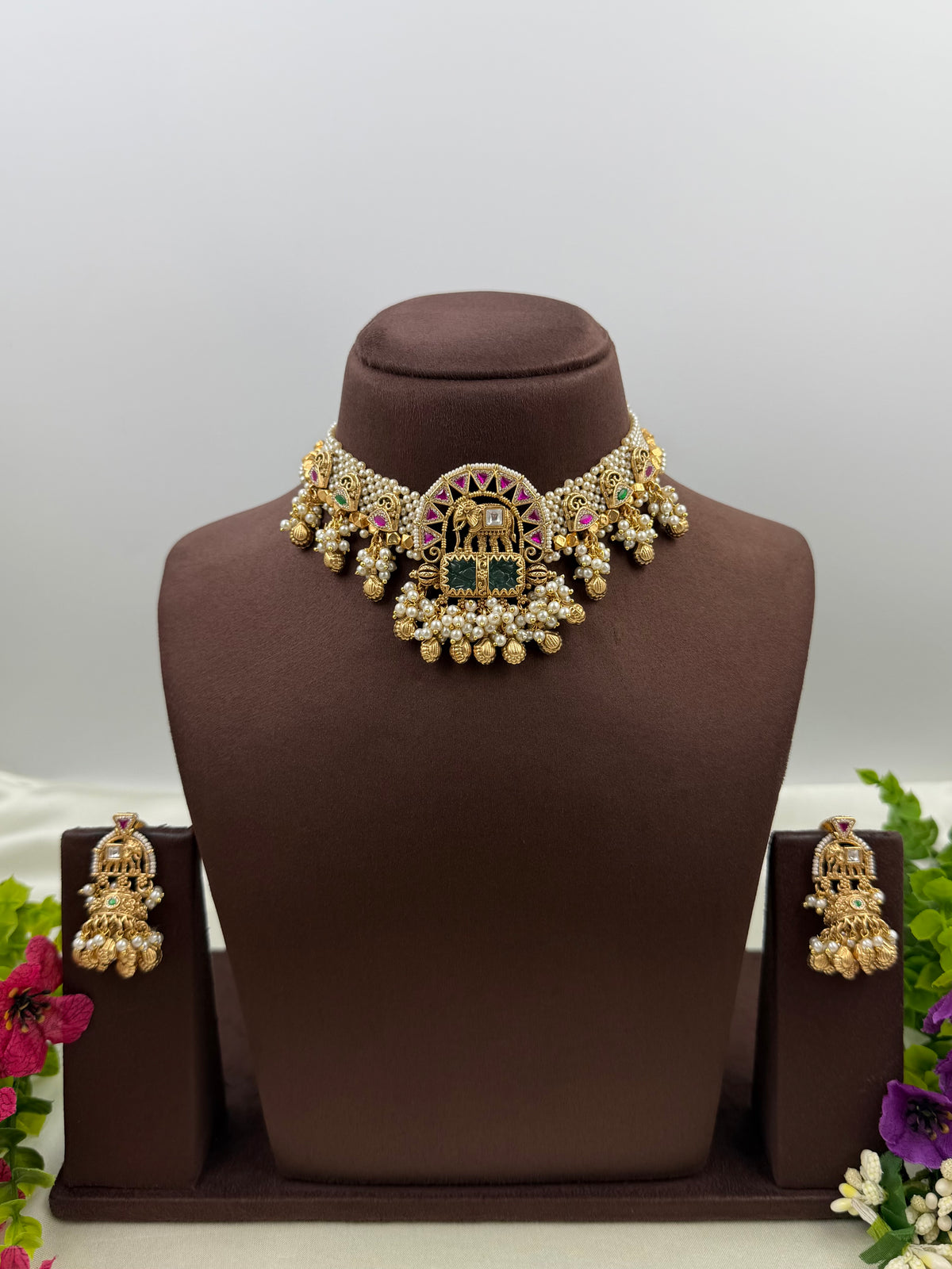 Padmini Chorski Choker Necklace Set