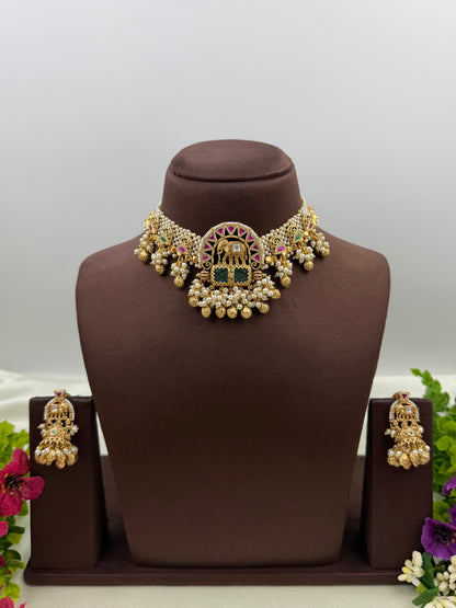 Padmini Chorski Choker Necklace Set