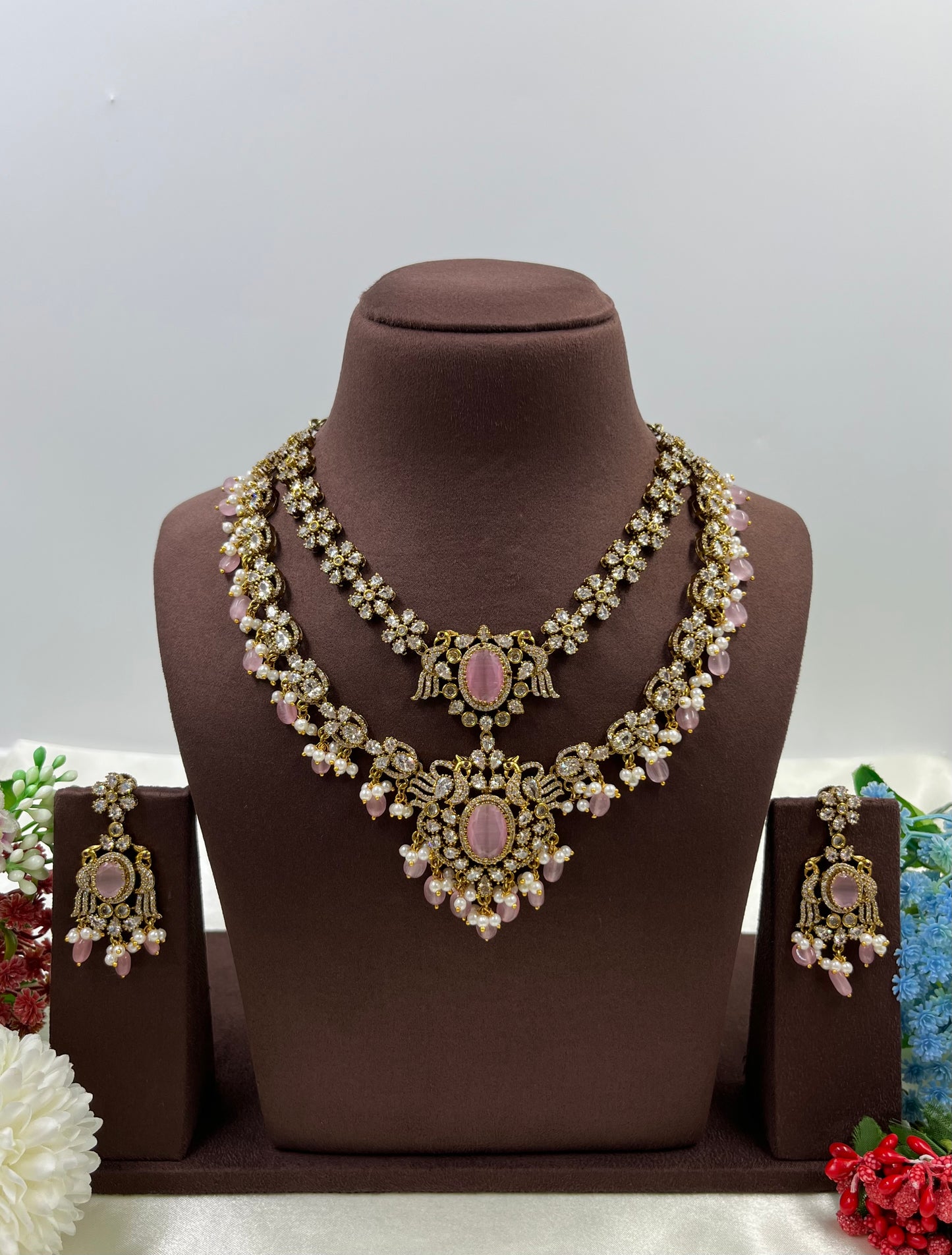 Shrevali Layered Moti Necklace