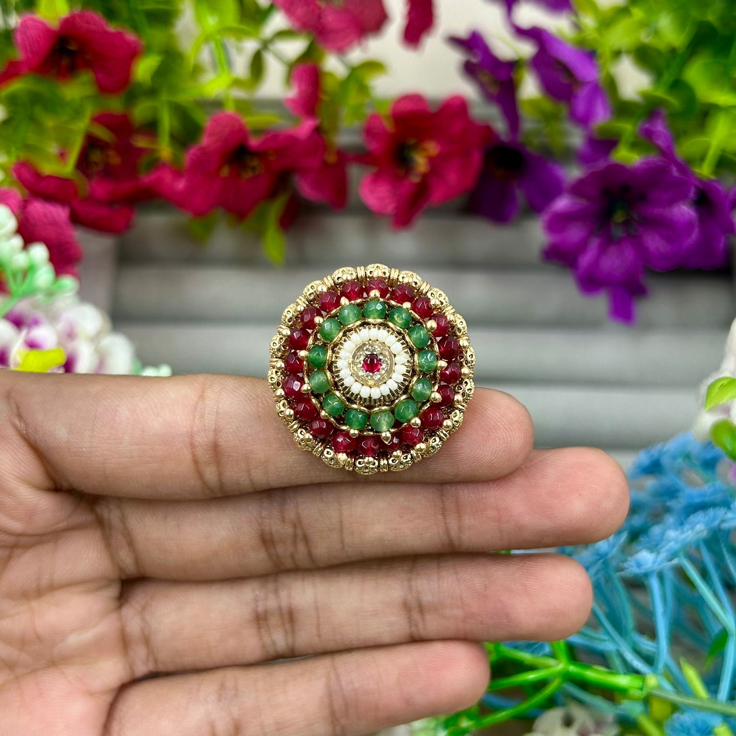 Swati Heritage Ring (Adjustable)