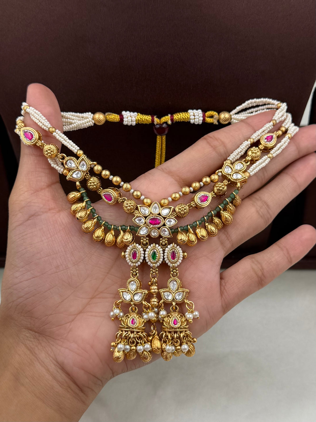 Rutika Premium Chorski Necklace Set