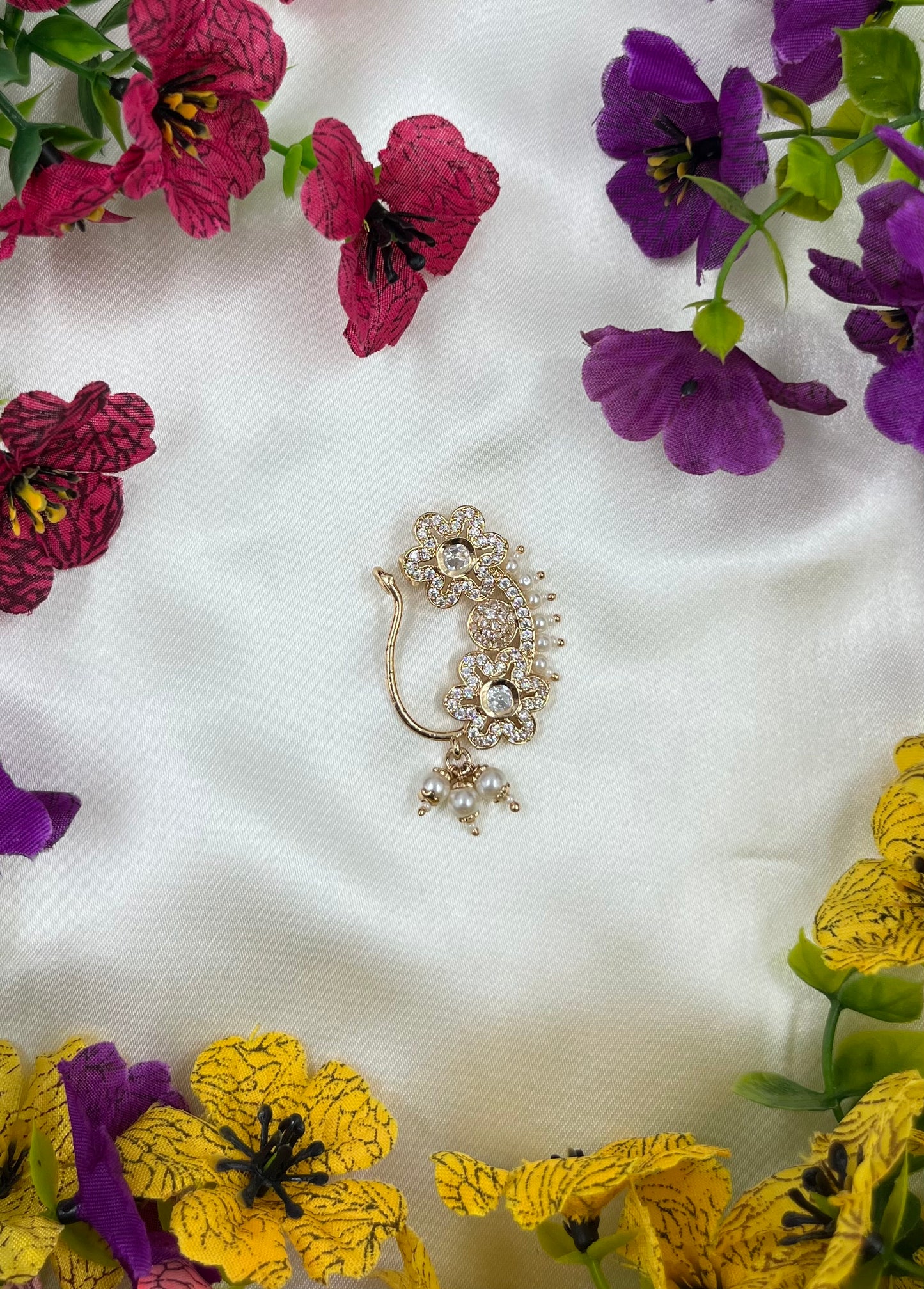 Smita Moissanite Nose Ring