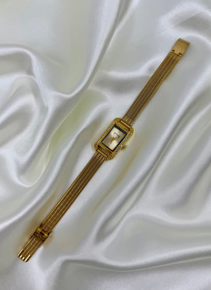 Ridhima Gold Stainless Steel Watch (Adjustable)