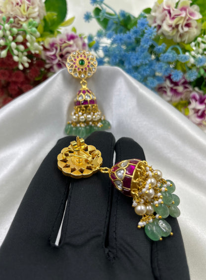 Ganga Jadau Pachi Kundan Jumka