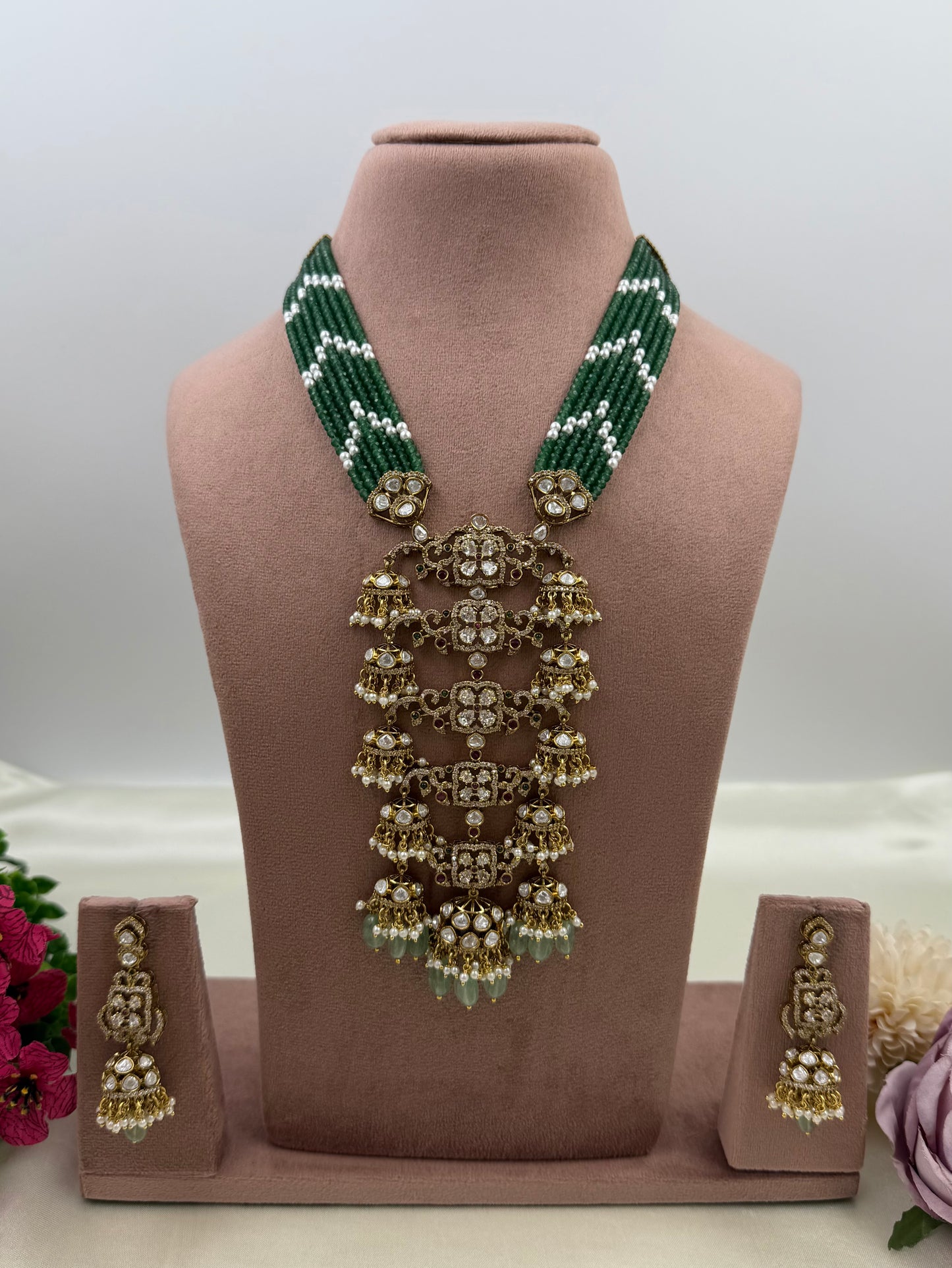 Nitya Premium Victorian Long Necklace Set