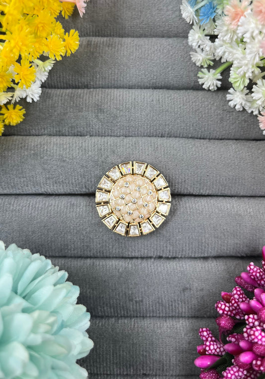 Grace Moissanite Ring (Adjustable)