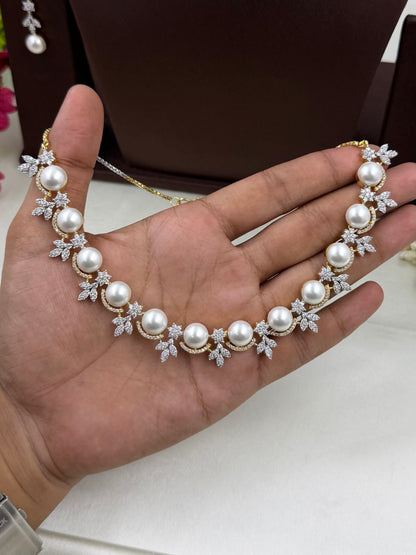 Scarlett American Diamond Necklace Set