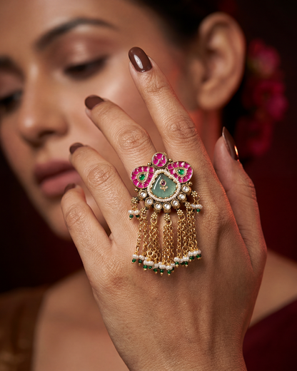 Asha Heritage Ring (Adjustable)