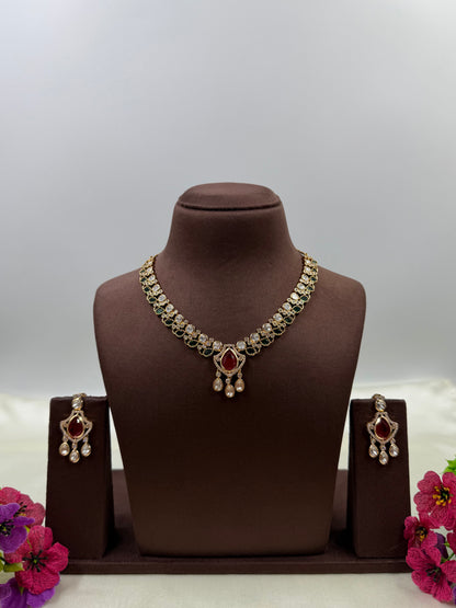 Mamta Moissanite Delicate Necklace
