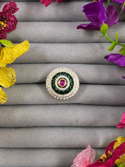 Vedika Moissanite Ring