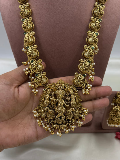 Samara South Indian Long Necklace Set