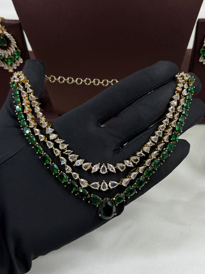 Samrudhi Victorian Three Layering Necklace