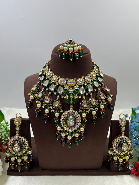 Bhanu Polki Kundan Necklace Set