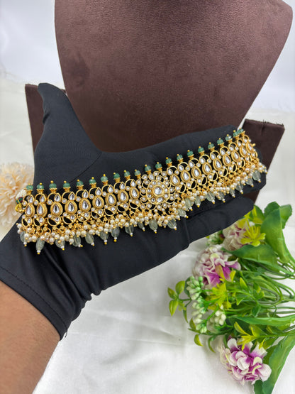 Swarna Pushpa Choker Necklace