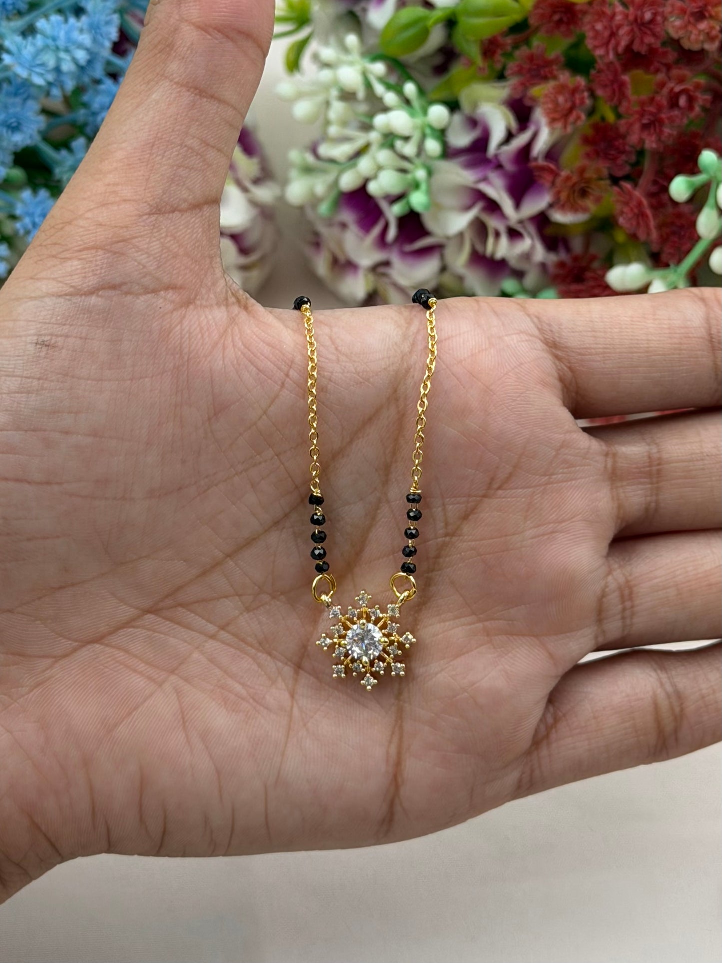 Sunflower Sparkle Mangalsutra
