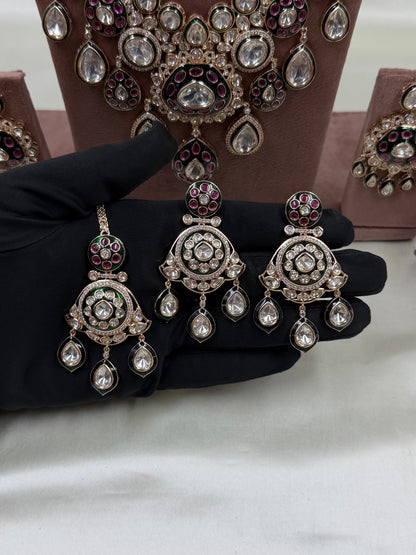 Suchita Moissanite Premium Semi Bridal Set