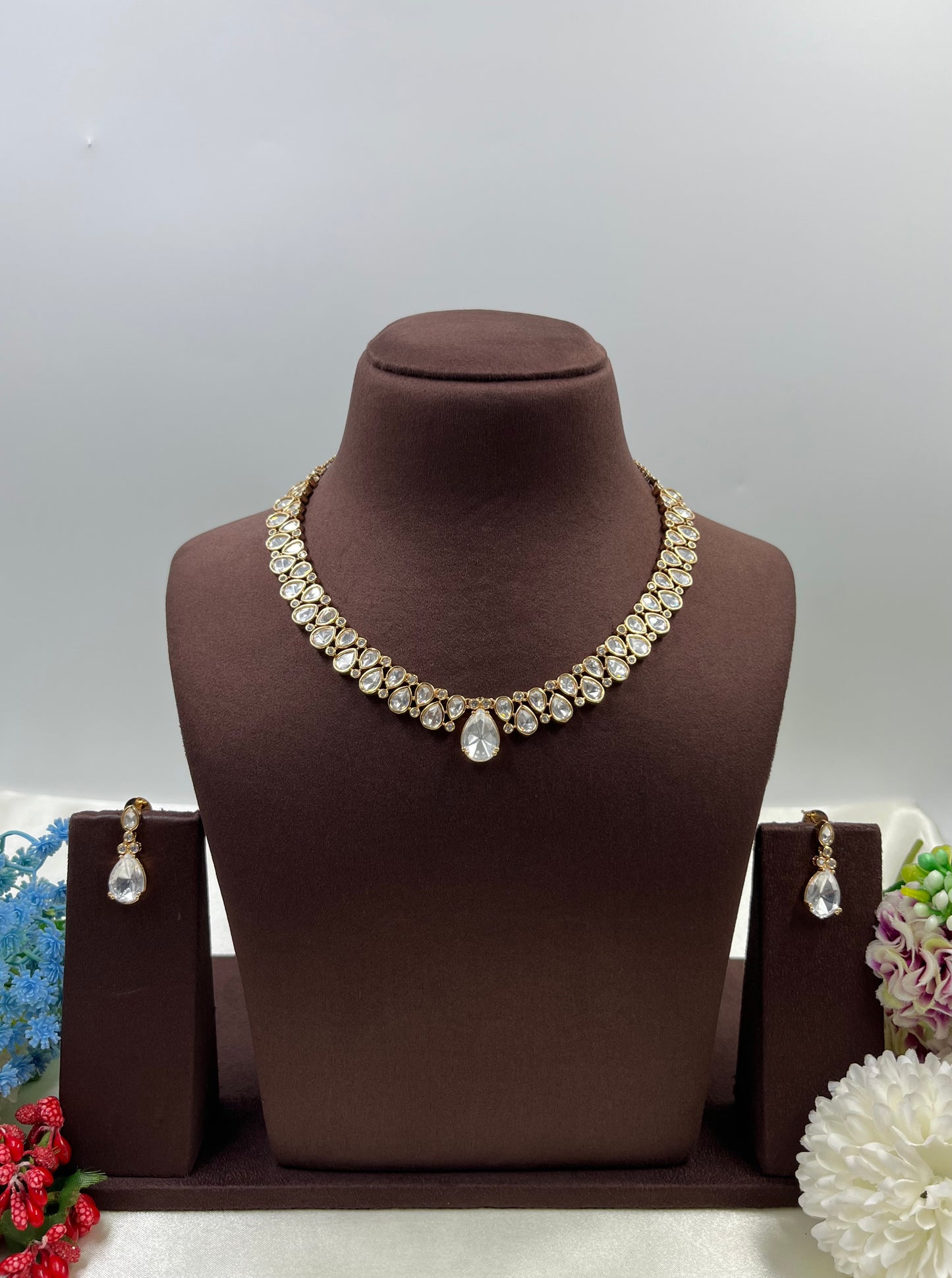 Komal Moissanite Delicate Necklace