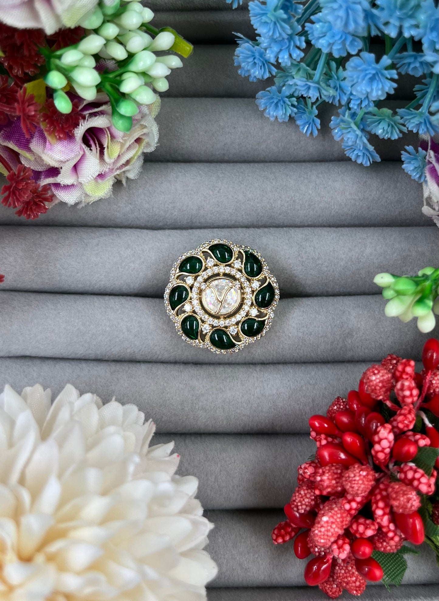 Aadya Premium Moissanite Ring