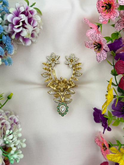 Ruchika Floral Blossom Ring ( Adjustable )