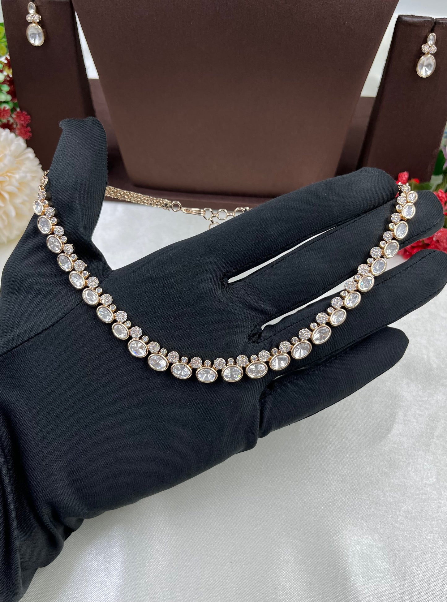 Indu Moissanite Delicate Necklace