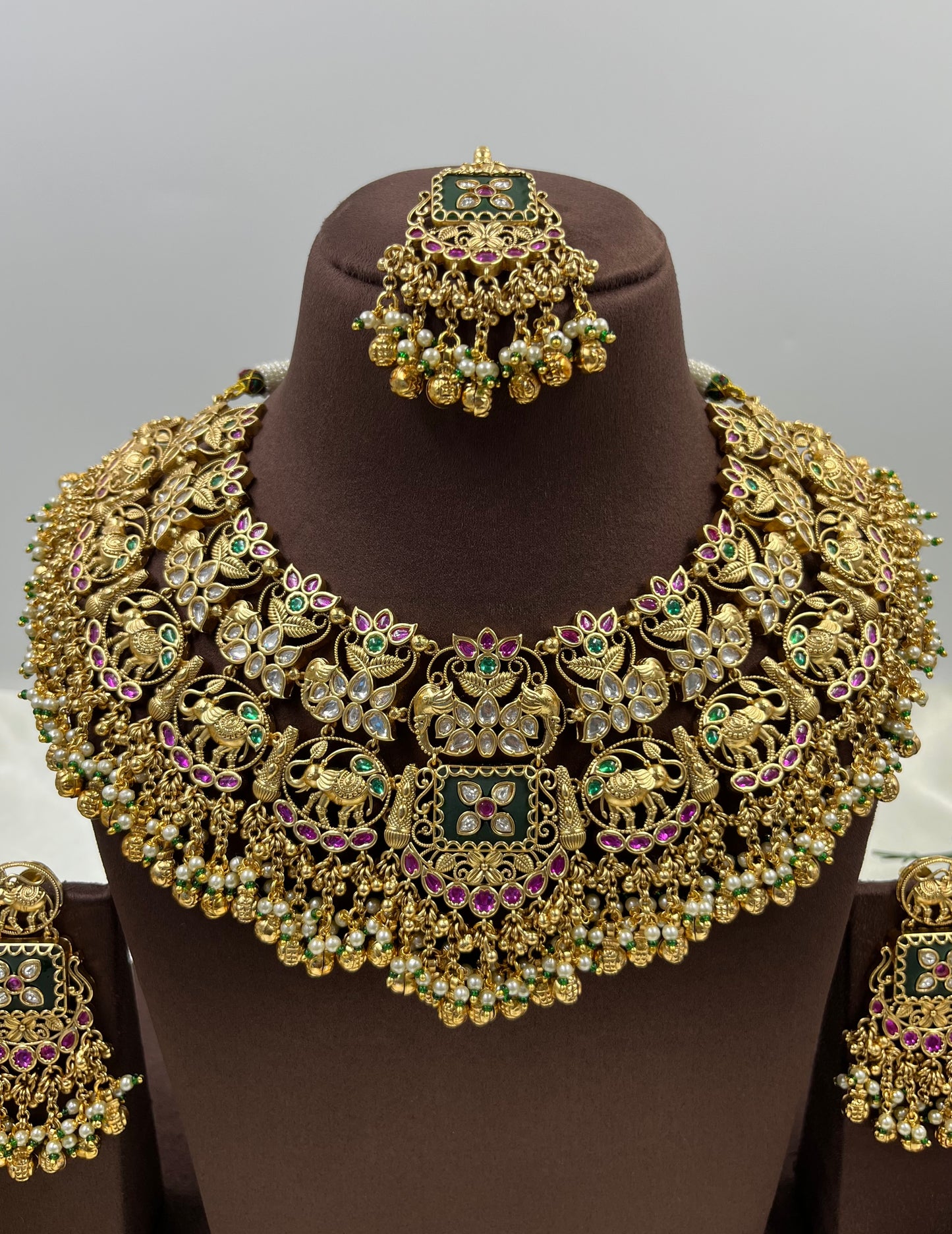 Mirabai Heritage Semi Bridal Set