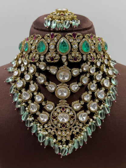Mukta Jaipuri Kundan Choker Necklace Set