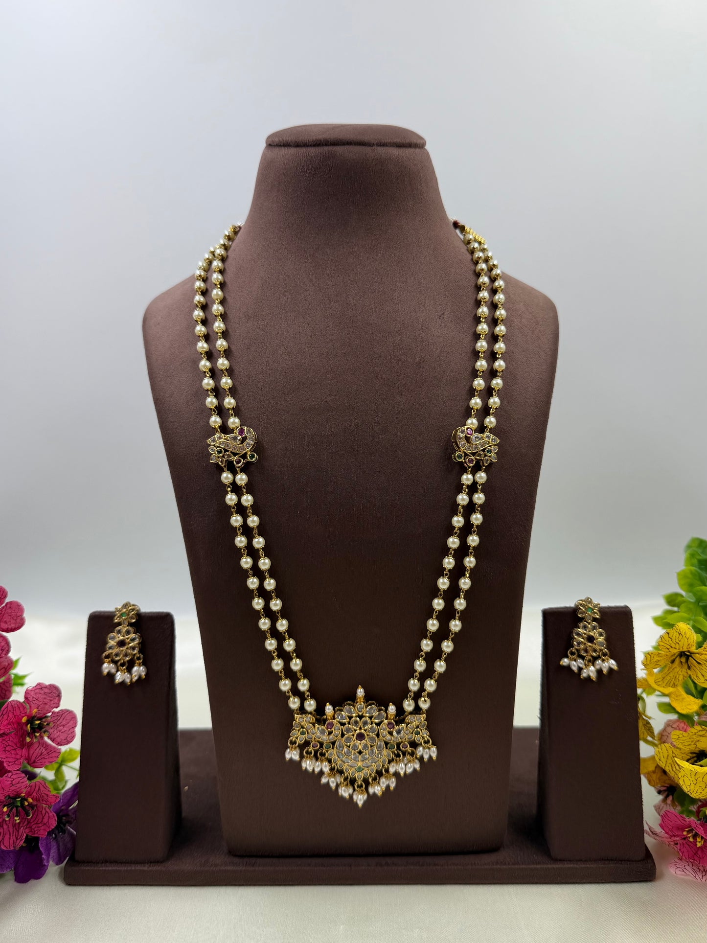 Vibha Victorian Traditional Long Necklace