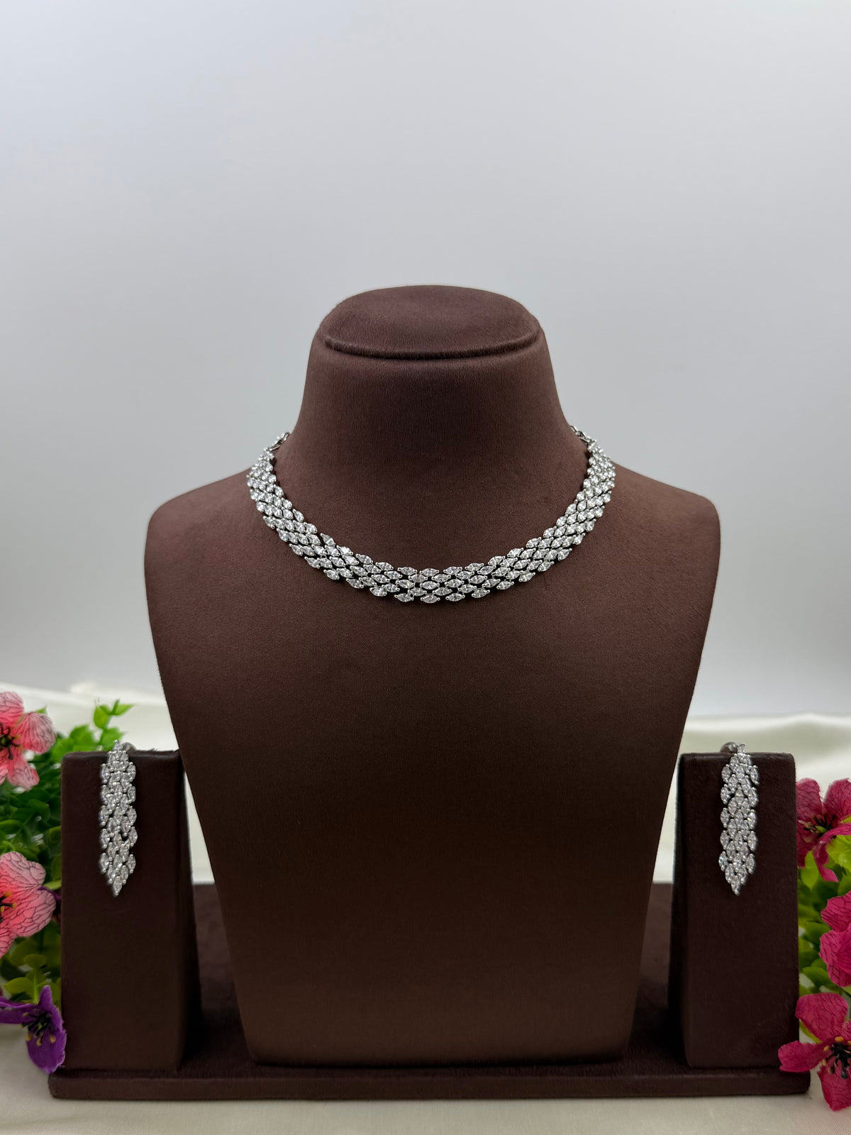 Ishani American Diamond Necklace Set