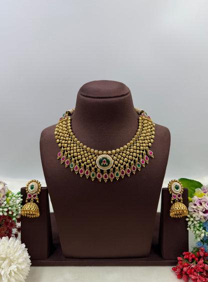 Aishani Heritage Necklace Set
