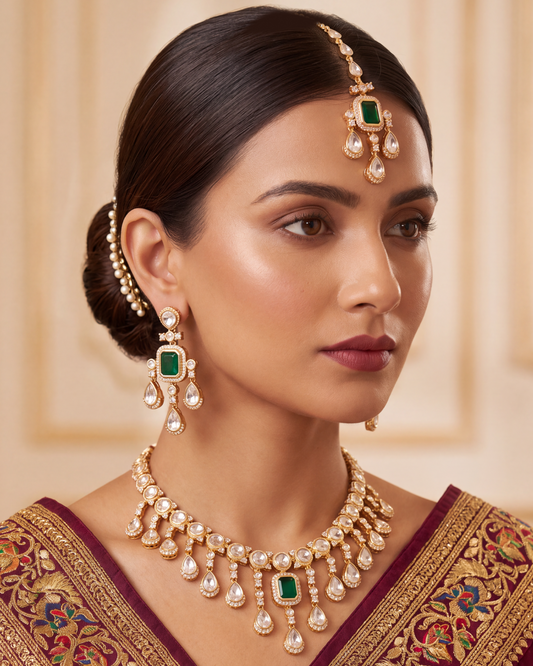 Samrudhi Premium Moissanite Necklace